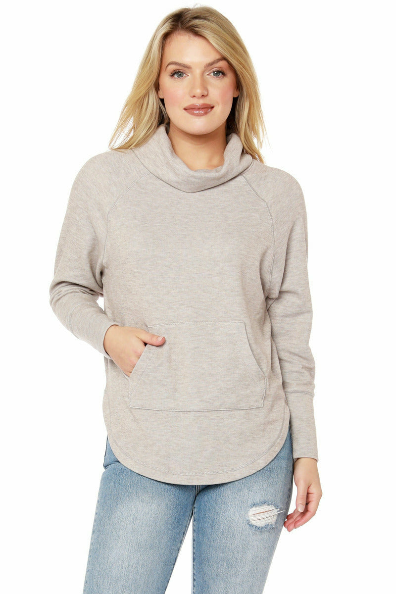 Bobi Funnel Neck Pullover