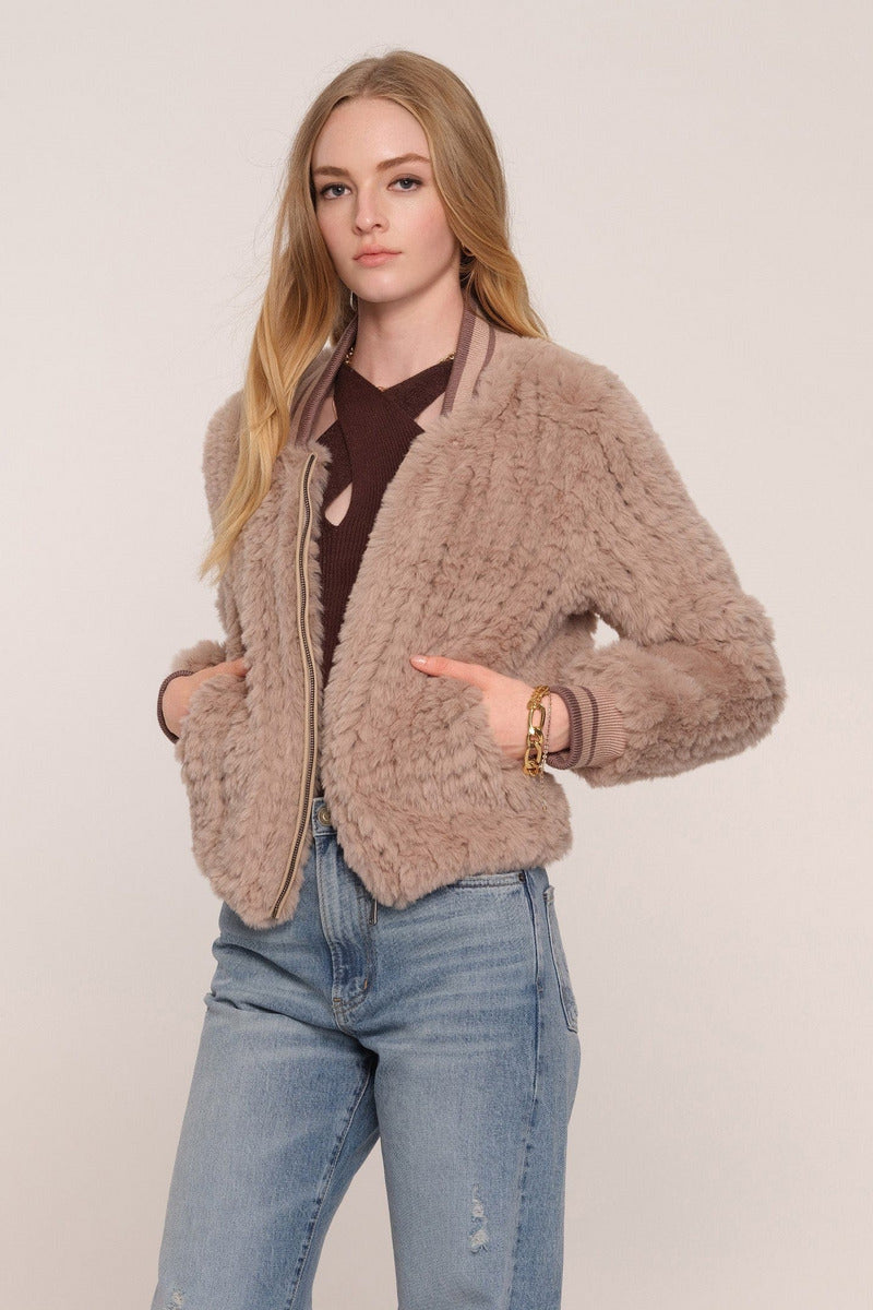 Heartloom faux hot sale fur jacket