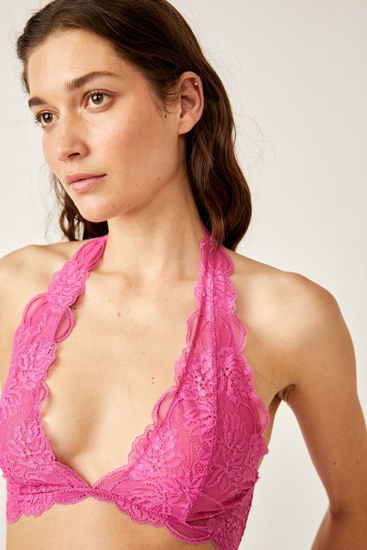 Last Dance Lace Halter Bralette by Intimately at Free People - ShopStyle  Bras