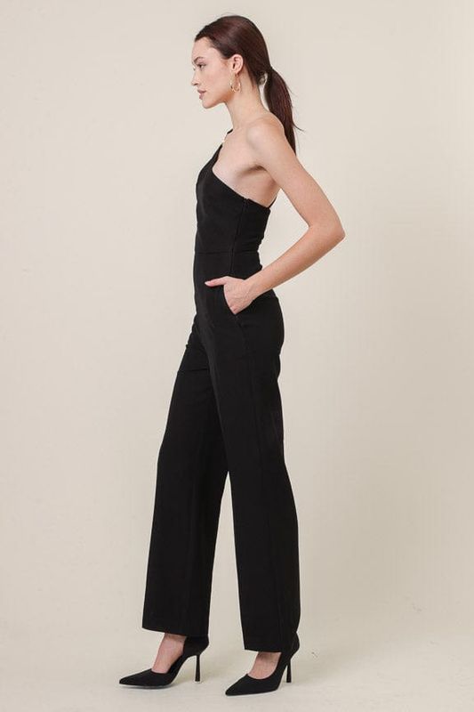 Line and hot sale dot jumpsuit