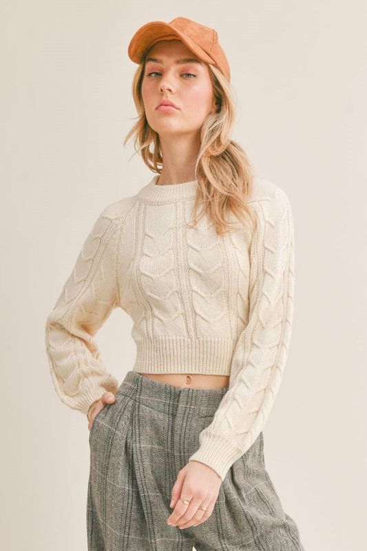 Sage The Label Sage The Label Remind You Not Backless Sweater