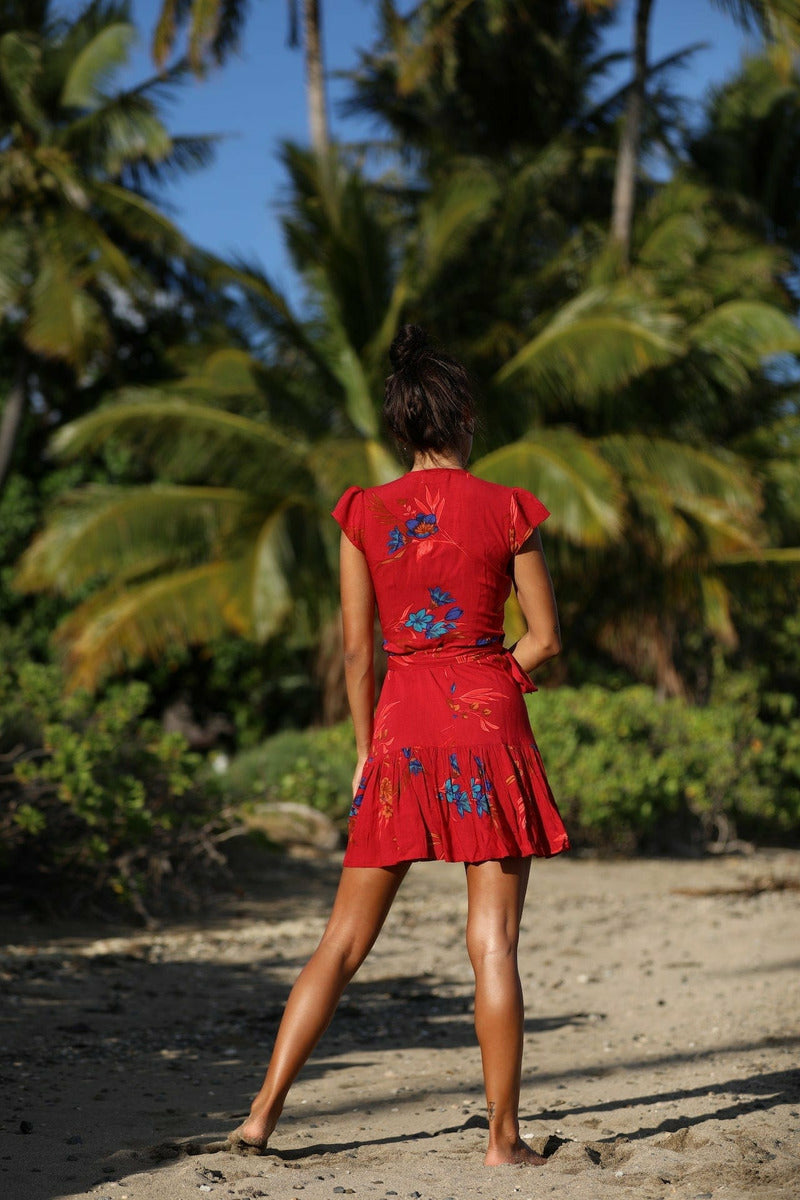 XIX Palms Party Dress - Tahiti – Ten North